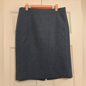 J. Crew Women's Blue Pencil Skirt